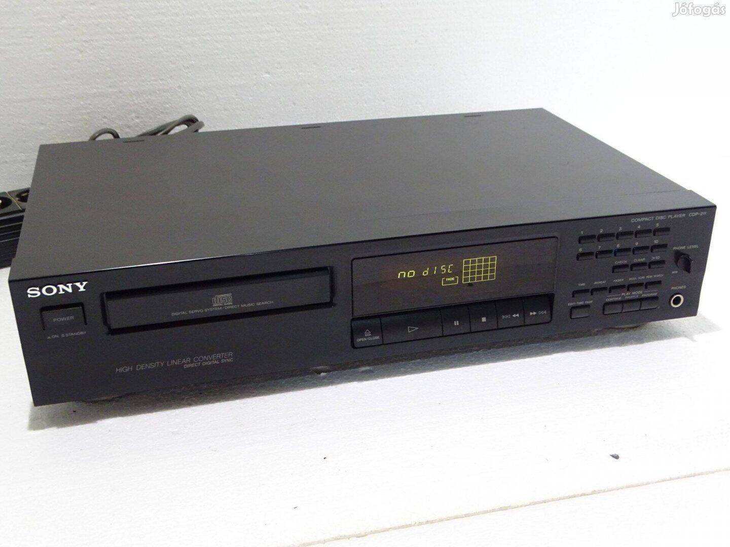 Sony CDP-211 CD lejátszó Disc Player