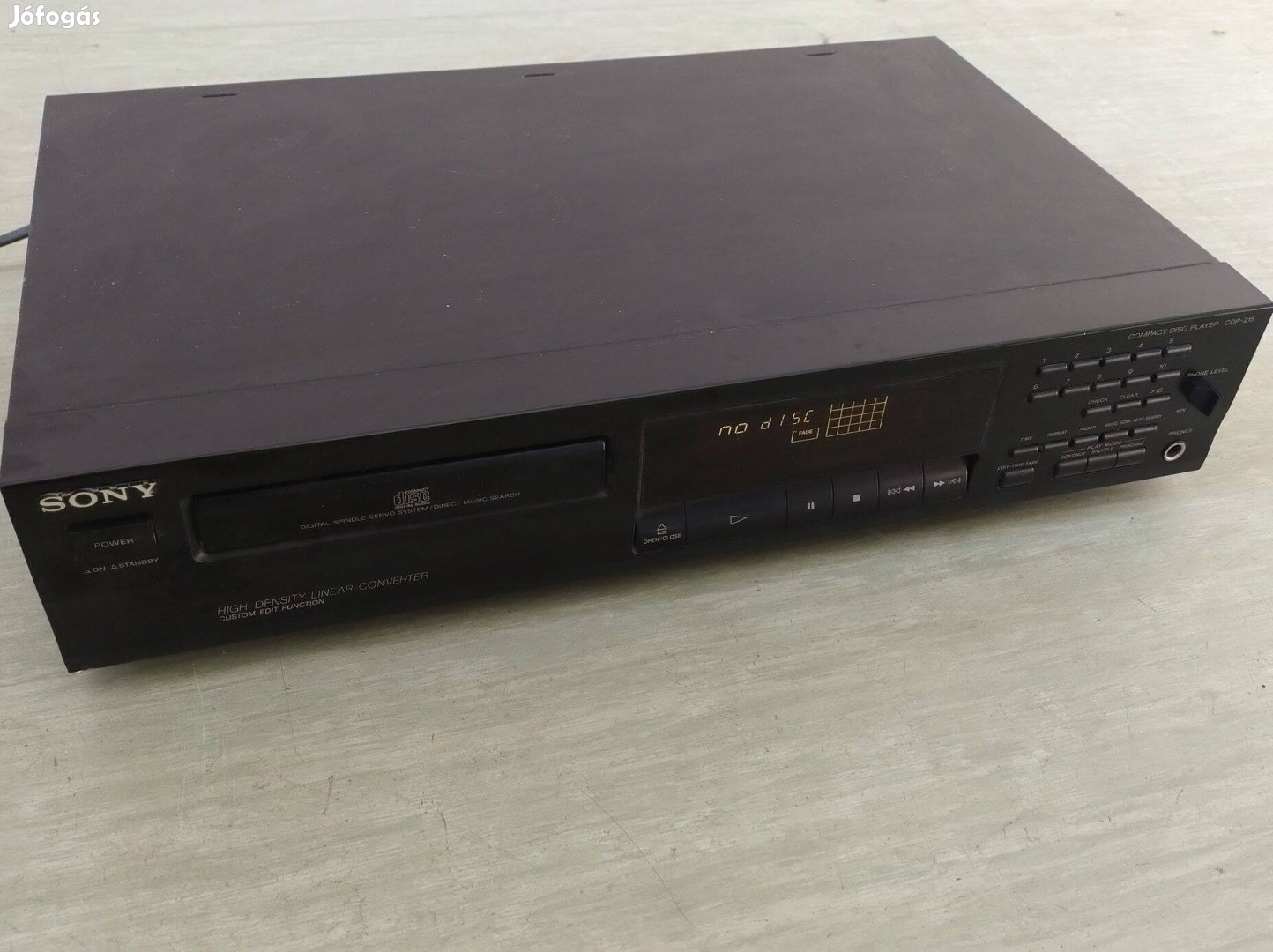 Sony CDP-215 CD lejátszó