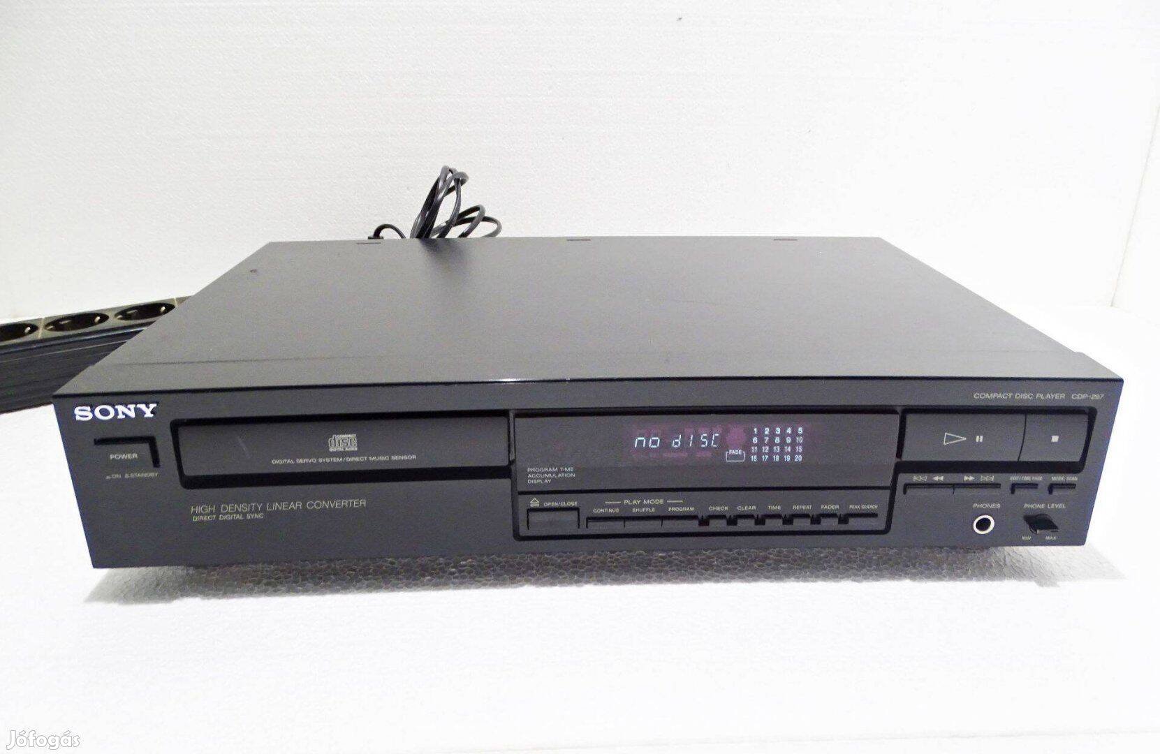 Sony CDP-297 Disc Player CD lejátszó