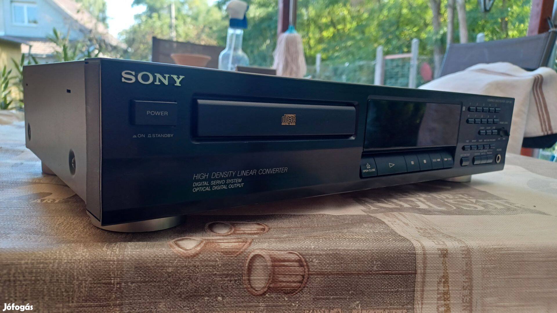 Sony CDP-361 asztali cd lejátszó optikai kimenettel