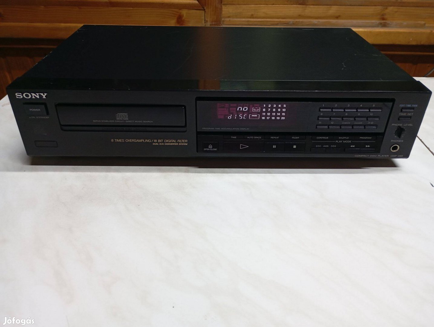 Sony CDP 490 Hibás CD Lejátszó Eladó Szállítás Az Árban