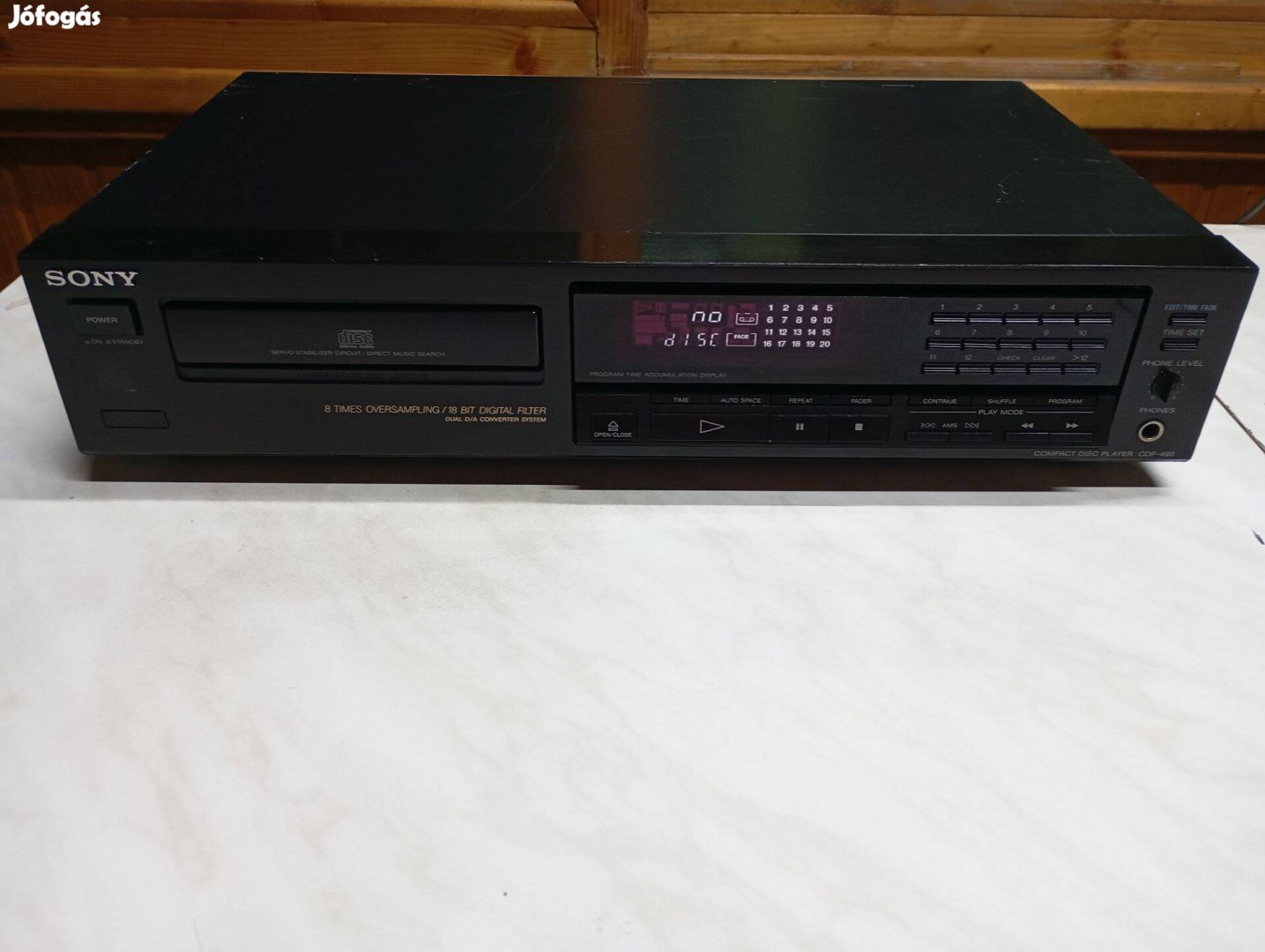 Sony CDP 490 Hibás CD Lejátszó Eladó Szállítás Az Árban