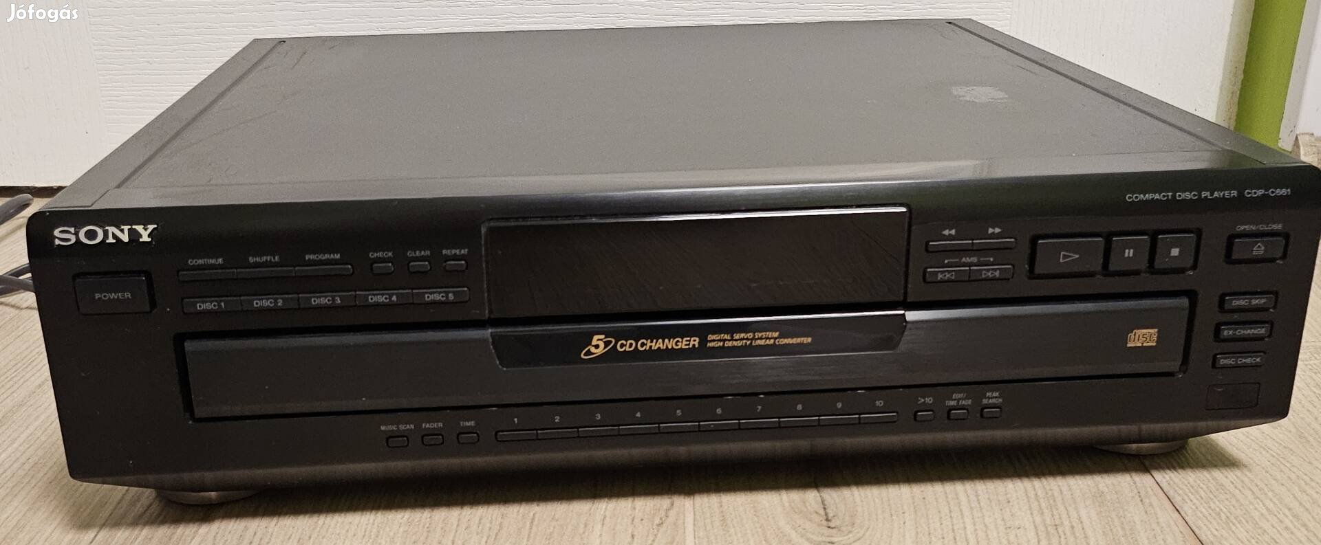 Sony CDP-C661 CD lejátszó 