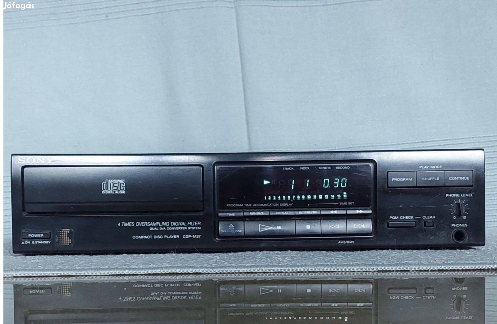 Sony CDP-M27 Compact DISC Player CD Lejátszó Sony CD Játszó