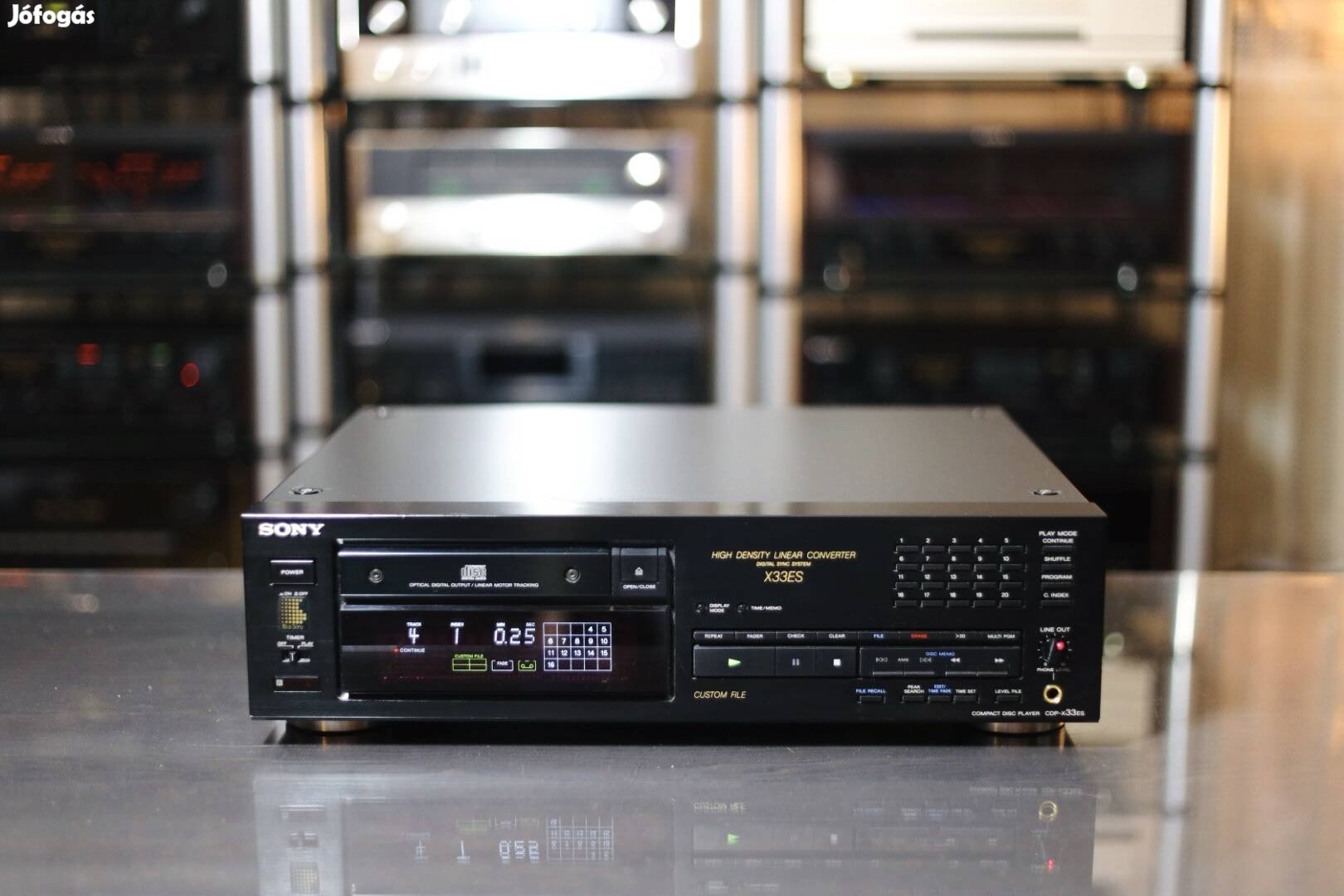 Sony CDP-X33Es Hi-Fi hifi CD lejátszó