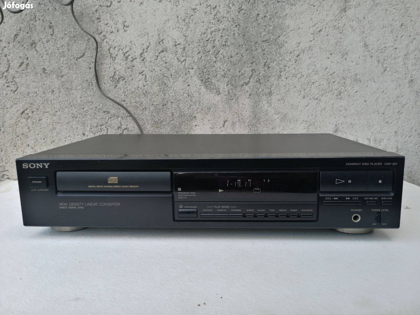 Sony CDP -397 cd játszó