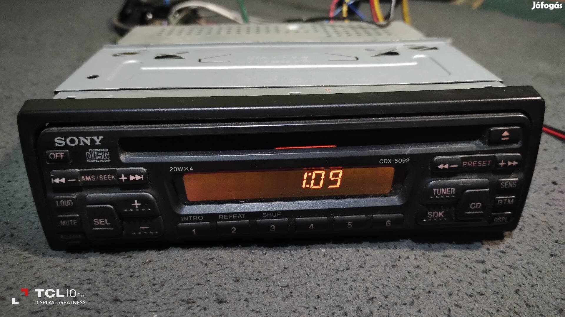 Sony CDX-5092 retro fejegység