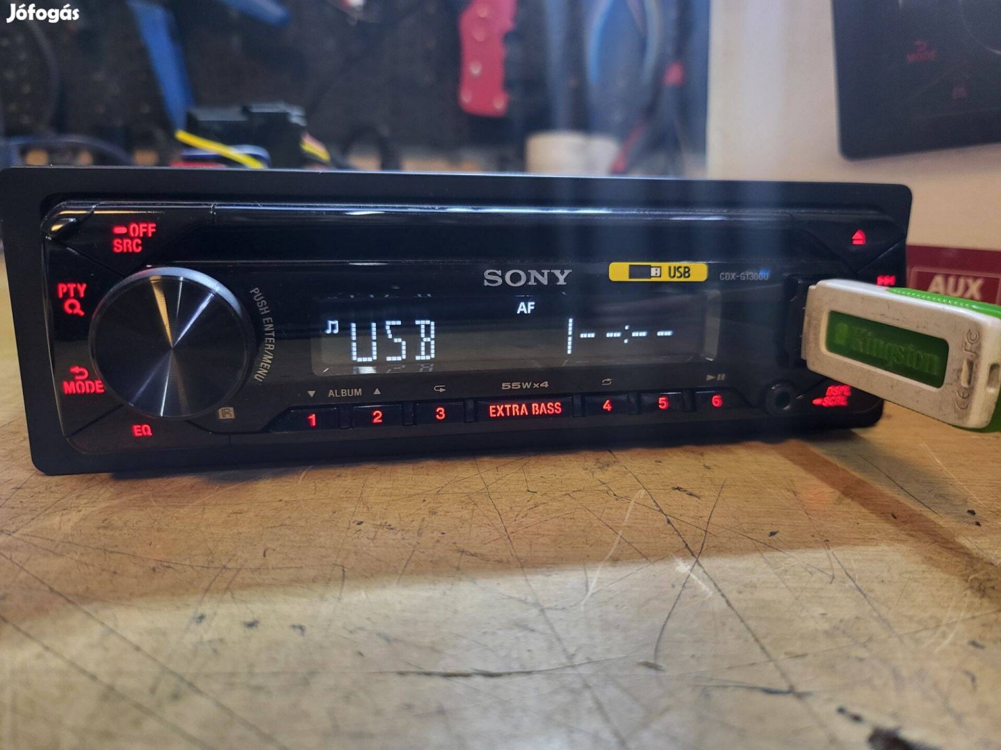 Sony CDX-G1300U fejegység (Usb-aux-cd)