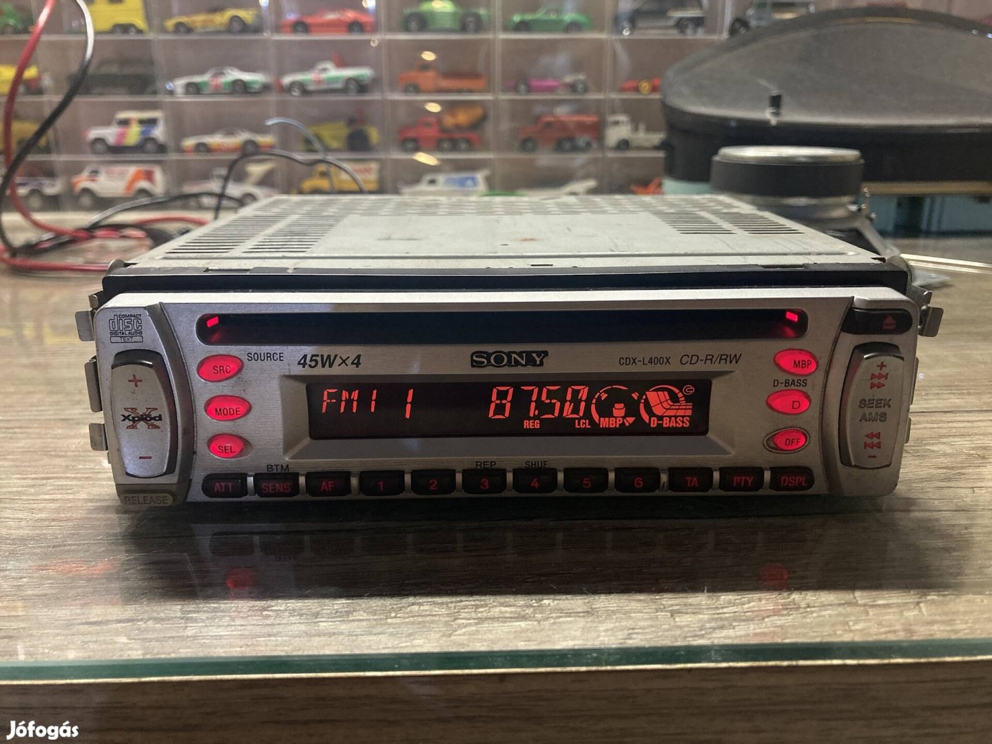 Sony CDX-L400X retro autos radio fejegység magno