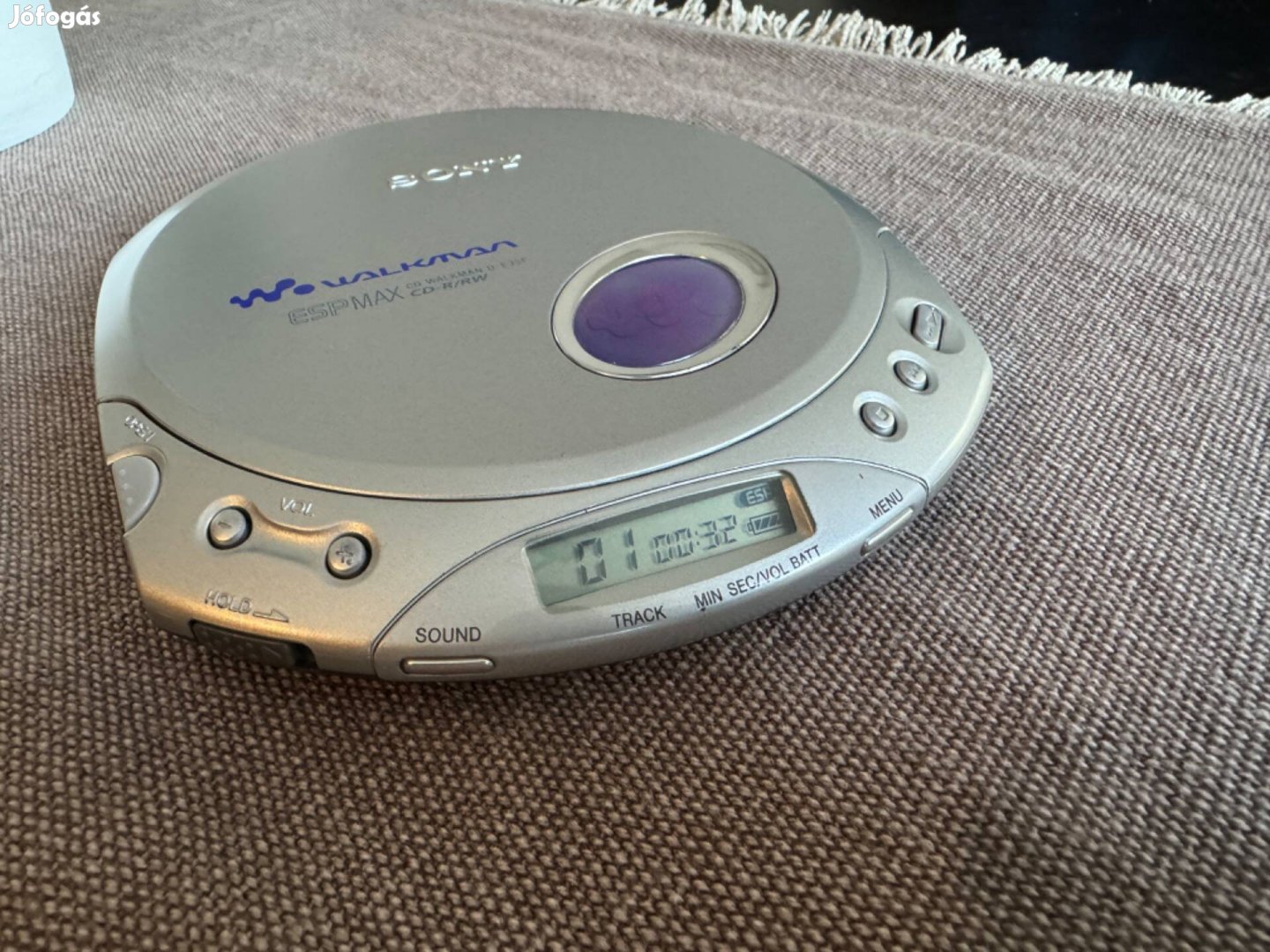 Sony CD Walkman D-E351 Discman, hordozható cd lejátszó
