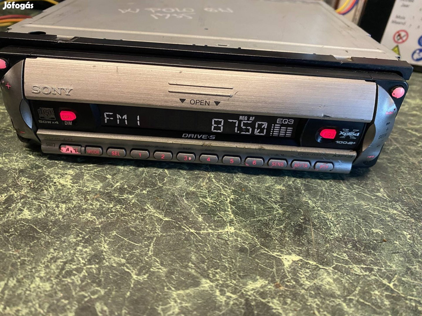 Sony CD-s MP3 fejegység