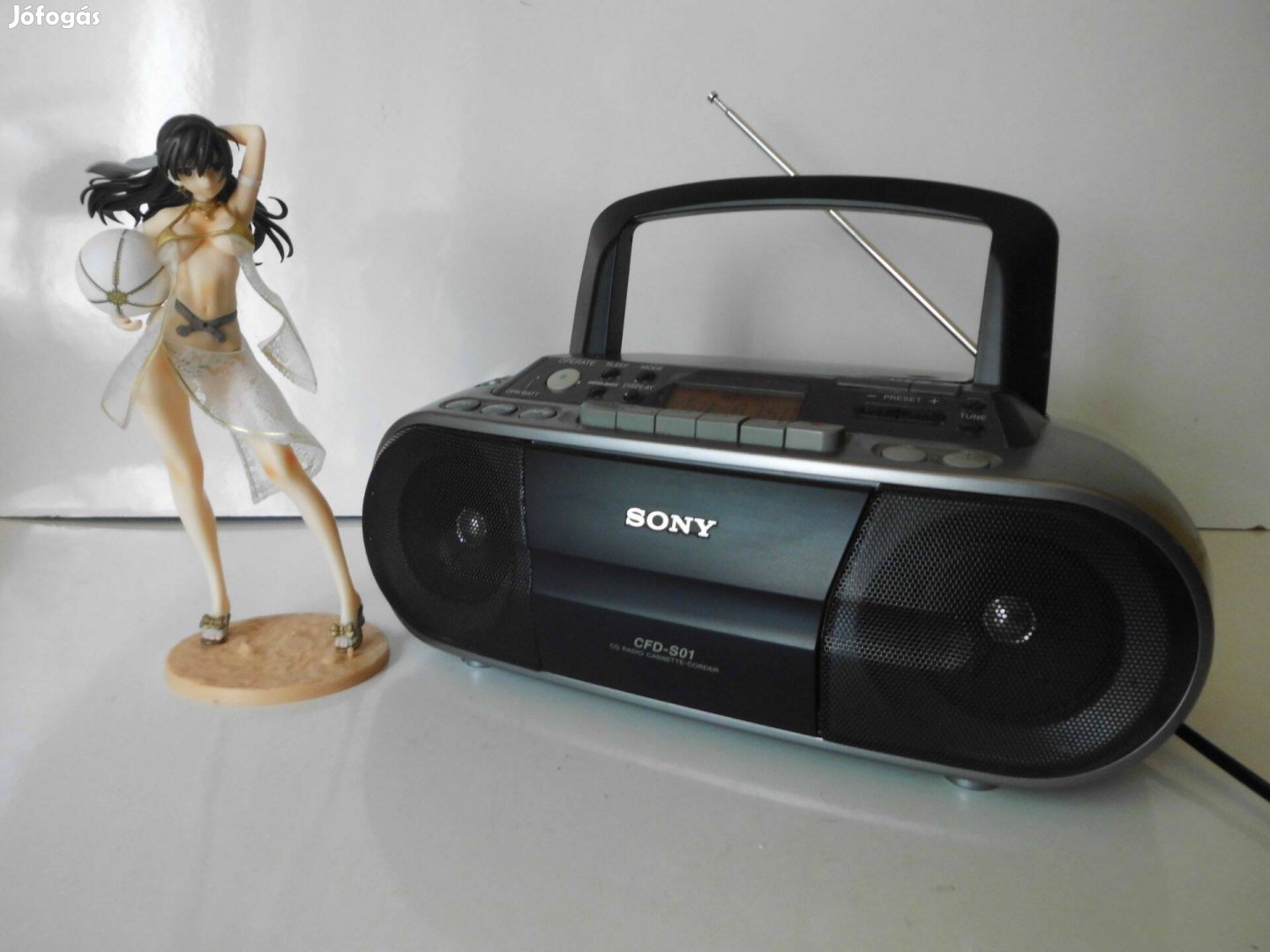 Sony CFD-S01 hordozható Rádiós magnó CD lejátszóval