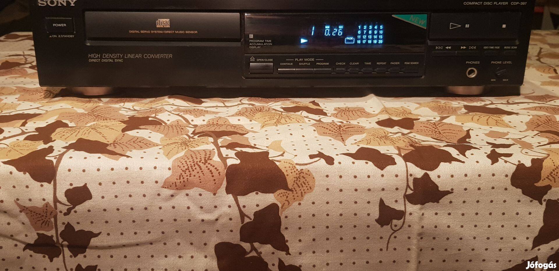 Sony Cdp minőségi hifi cd lejátszó KSS-240A mechanikával