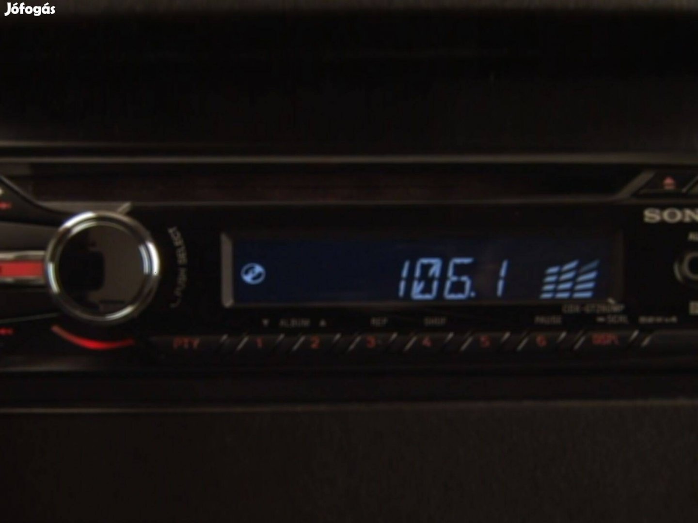 Sony Cdxgt260-MP levehető előlapos, Mp3 CD-s autórádió
