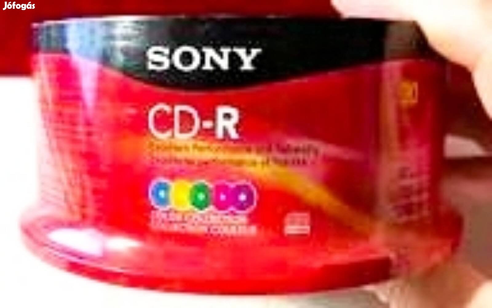 Sony Colour Excellente színes, prémium írható CD lemezek! (120db)