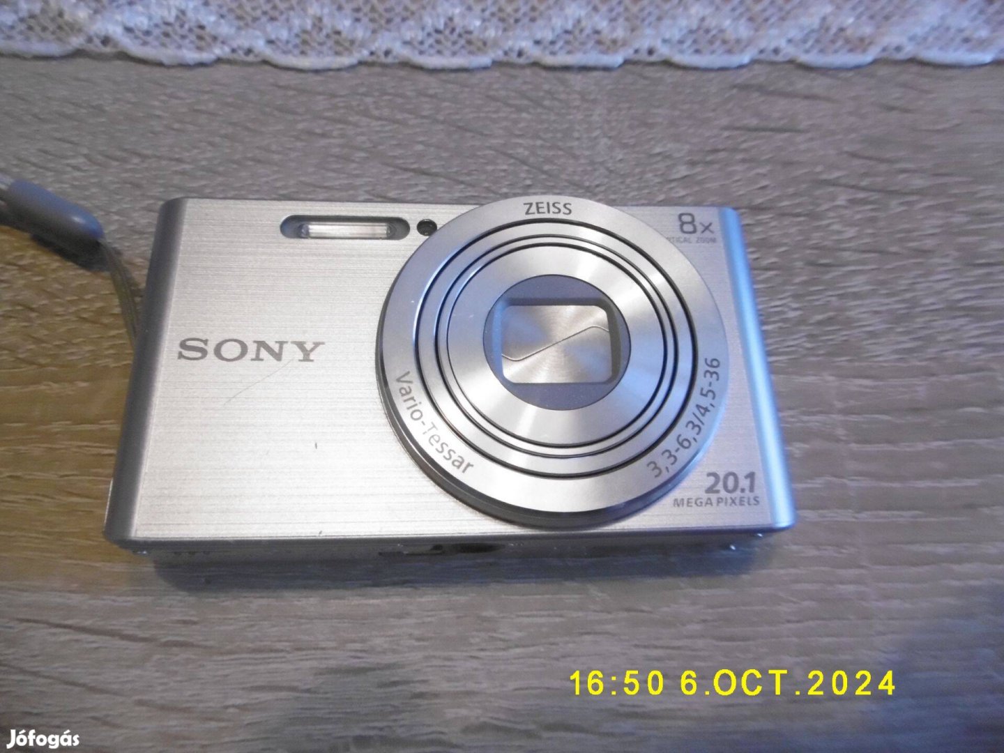 Sony Cybershot W830 kompakt fényképezőgép 8x optikai zoomal