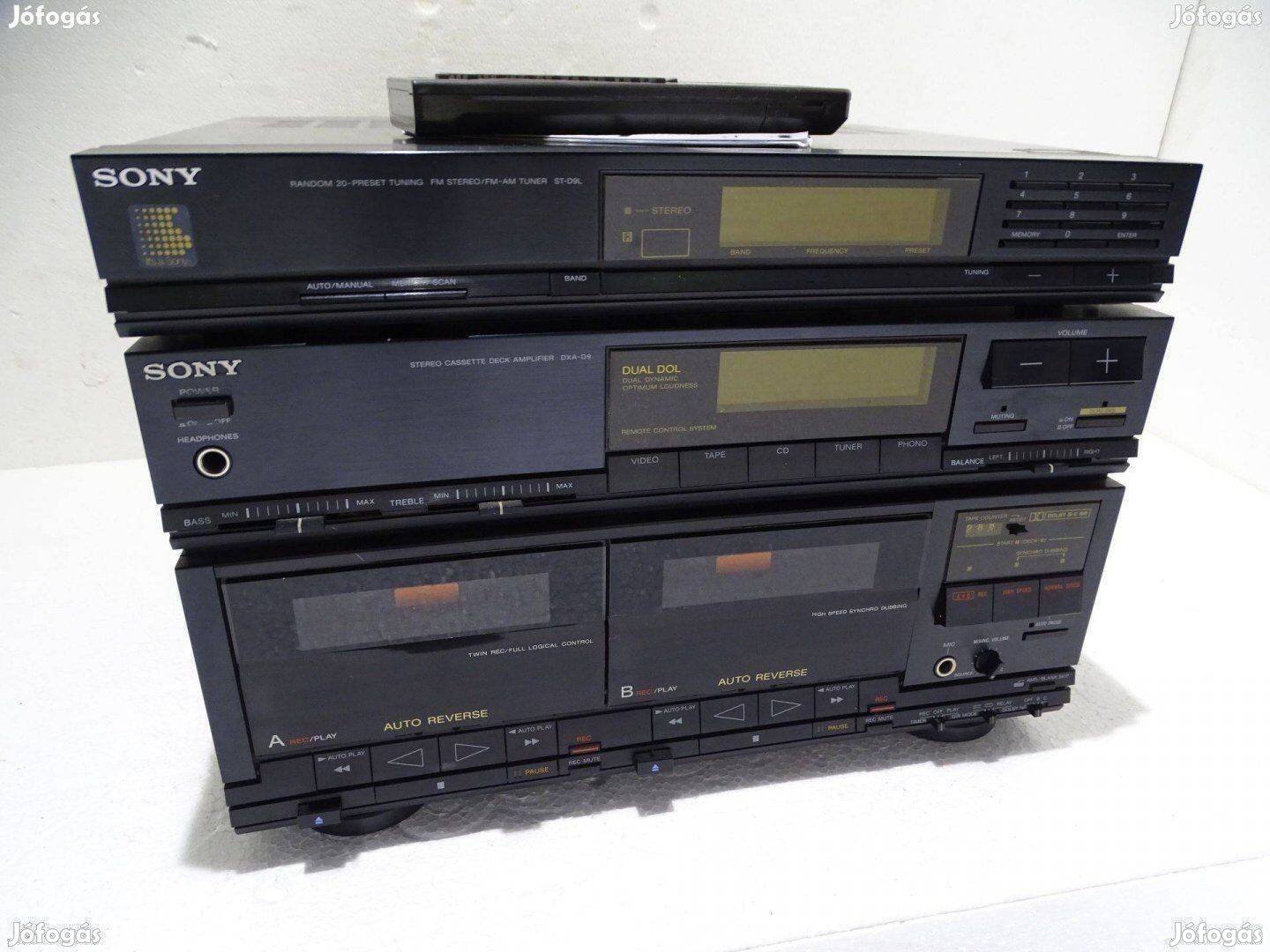 Sony DCA-D9 kazetta deck erősítő kazetta deck lejátszó rádió Tuner