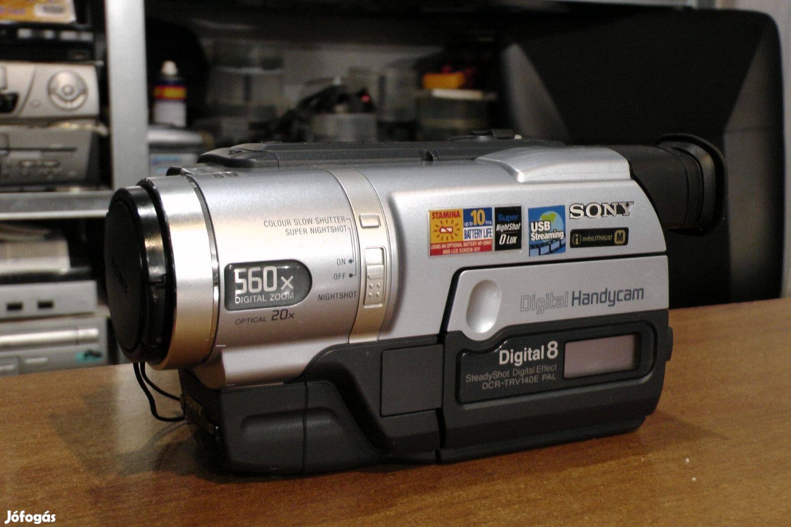Sony DCR-Trv140E Digital8 Videokamera Újszerű!