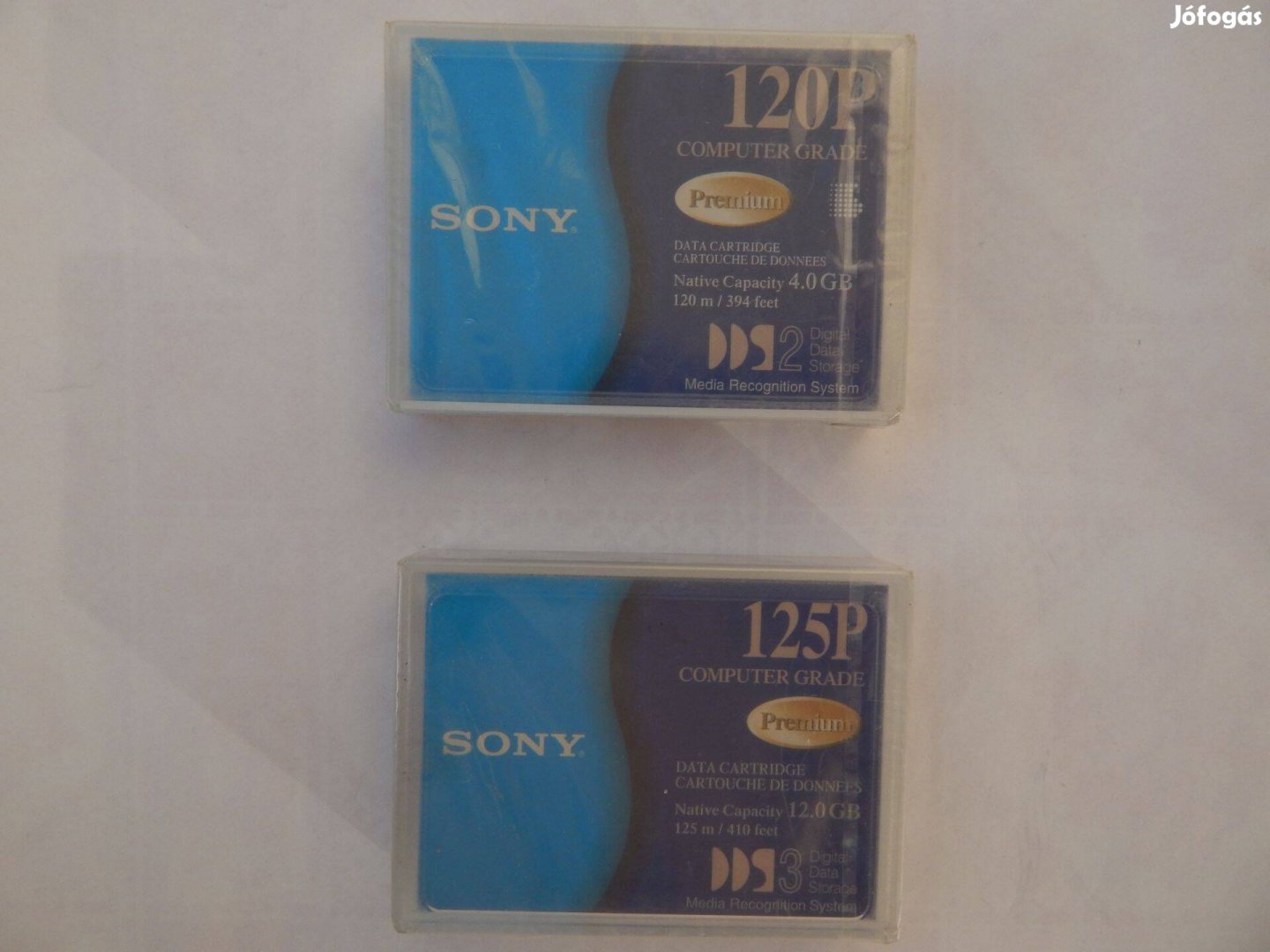 Sony DGD120P Data Cartridge Adatkazetta 4 +12 GB 2 Darab Bontatlan