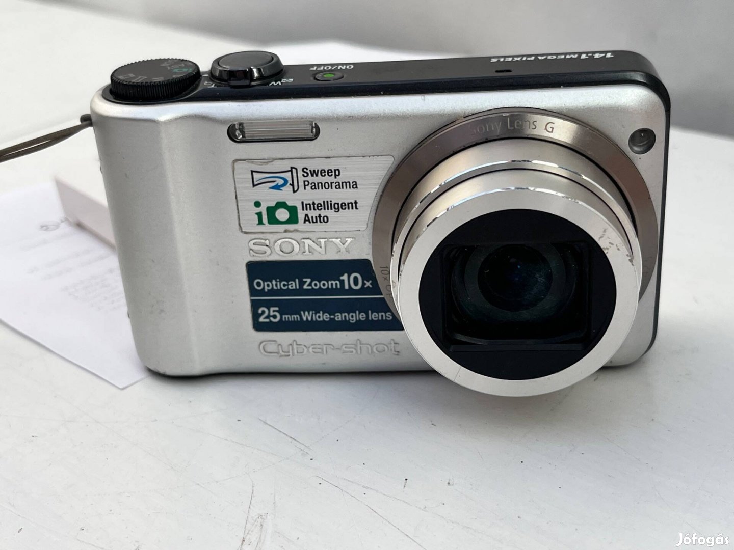 Sony DSC-H55 digitális fényképezögép kompakt kamera müködik új akksi