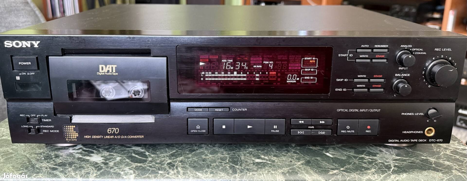 Sony DTC-670 Dat kazettás magnó