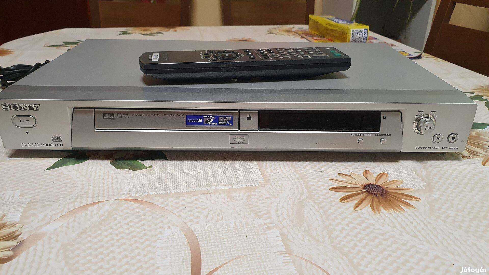 Sony DVP-NS310 dvd lejátszó,távirányítóval
