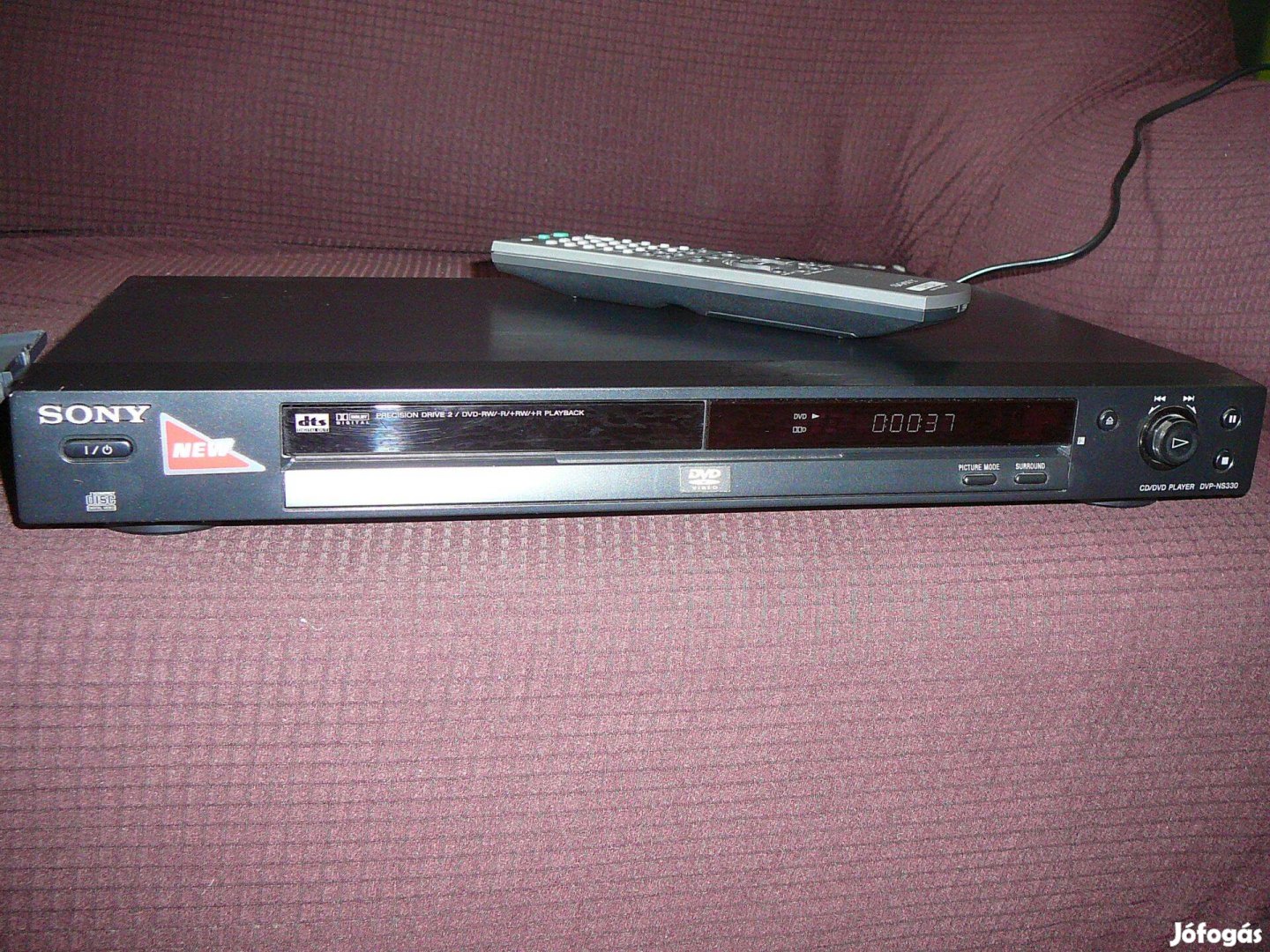 Sony DVP NS330 DVD lejátszó eredeti távirányítóval eladó