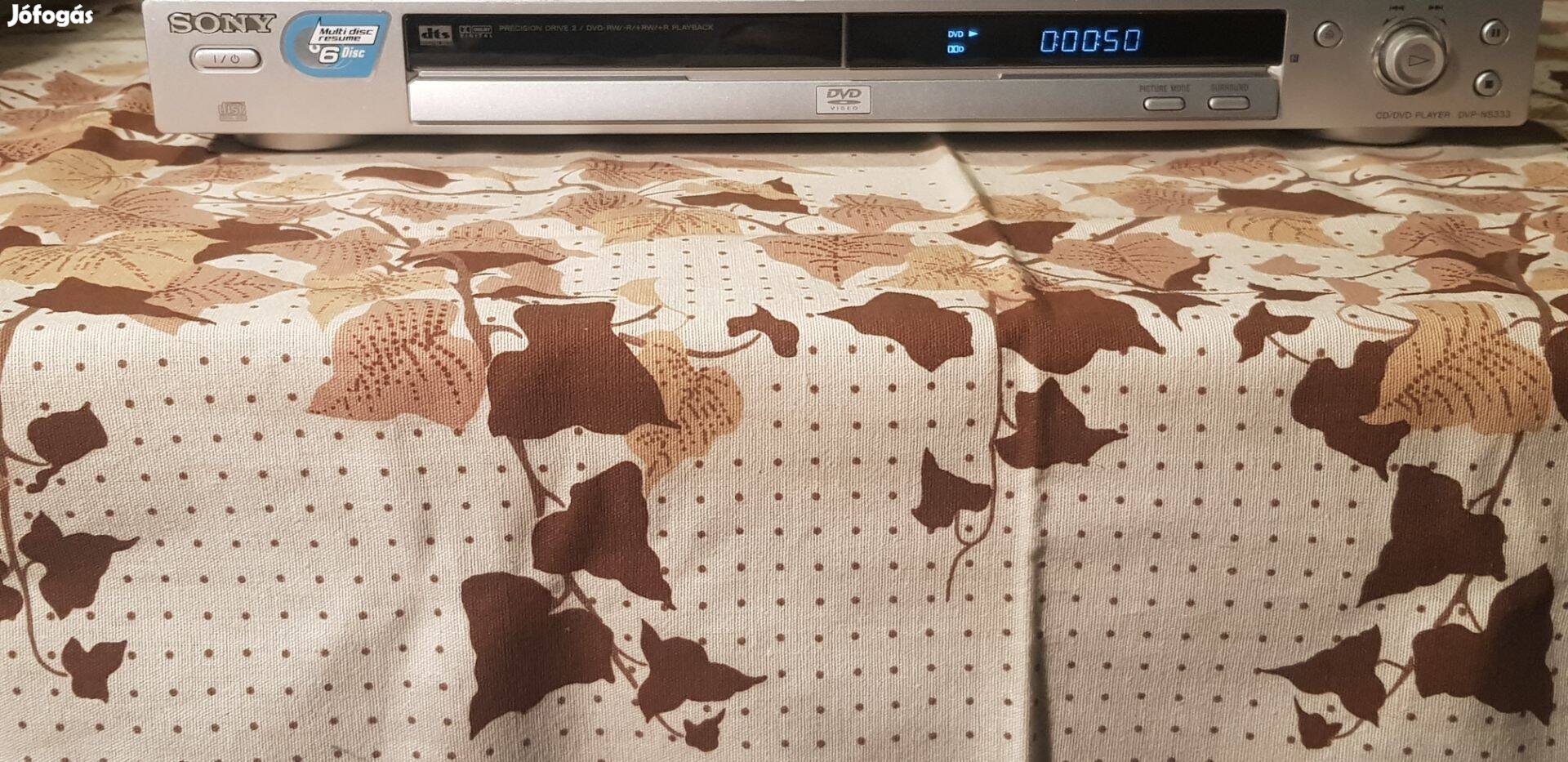 Sony DVP NS333 távval Dvd cd lejátszó Panasonic Samsung LG