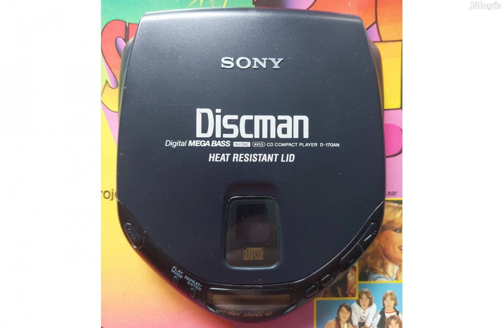 Sony D-170AN Discman CD Walkman CD Lejátszó Sony Compact DISC