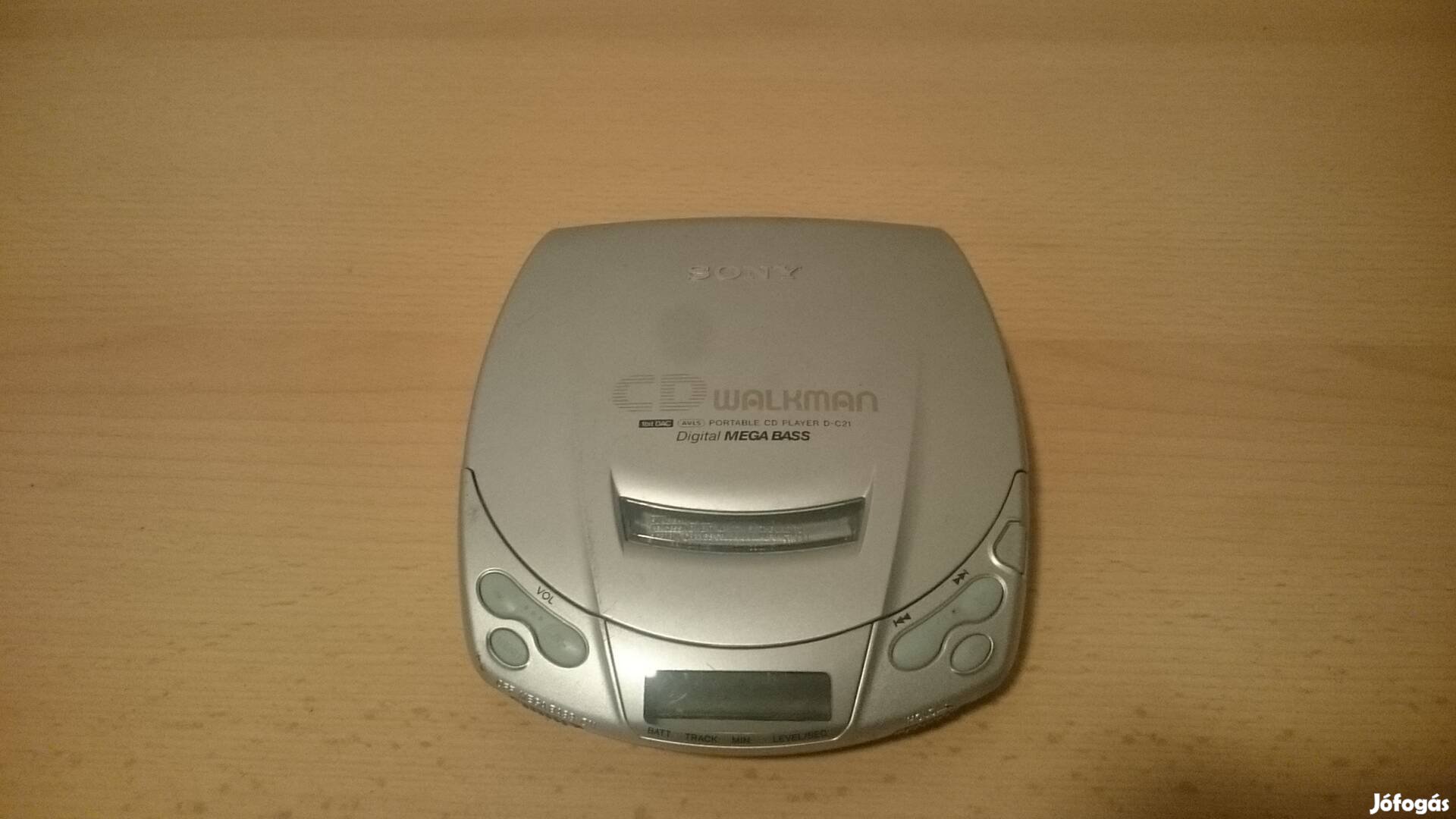 Sony D-C21 discman, hordozható CD lejátszó 