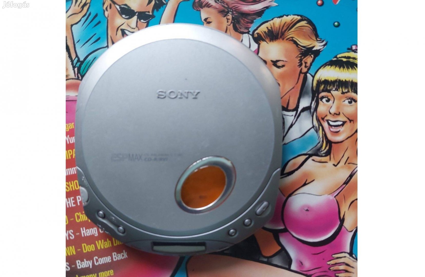 Sony D-E340 ESP Max CD-R/RW Discman CD Walkman CD Játszó Compact DISC