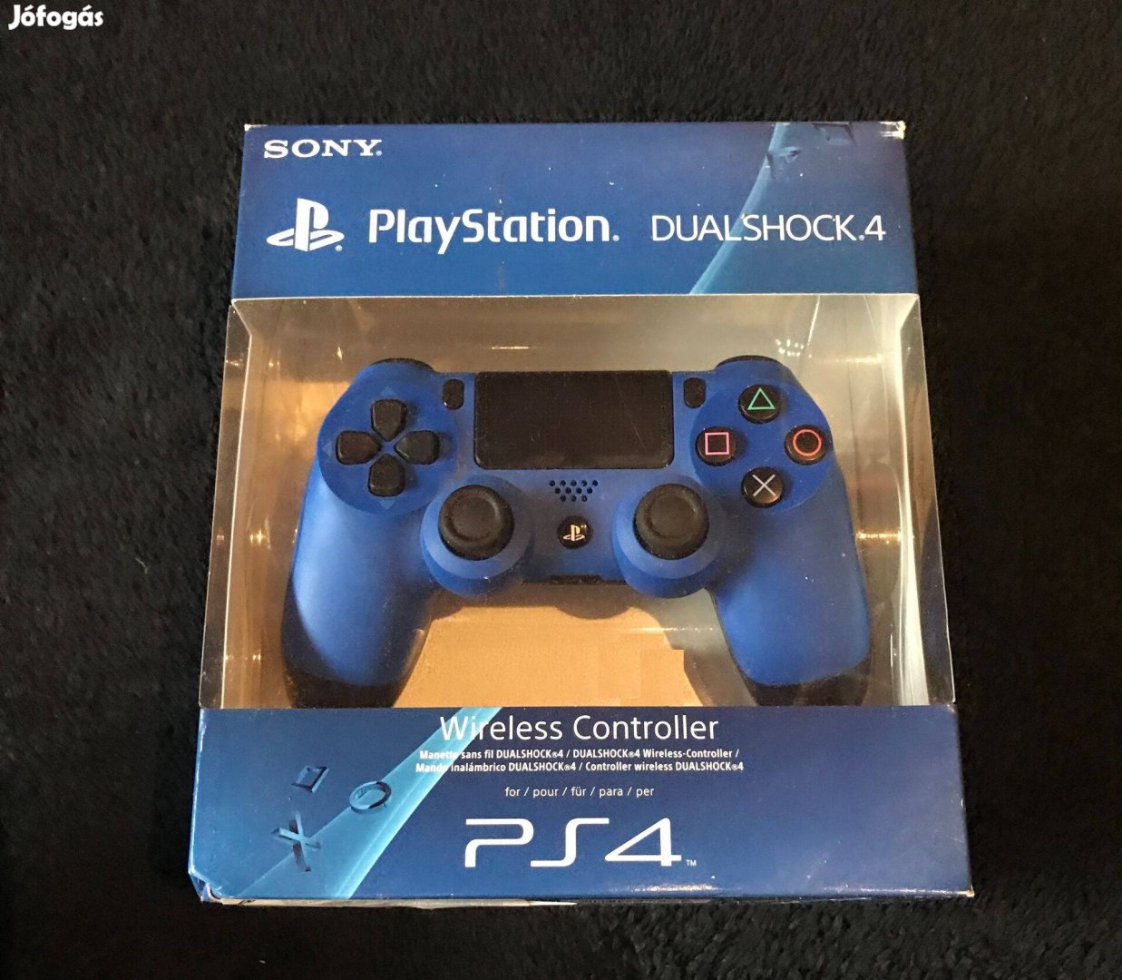 Sony Dualshock 4 kék kontroller