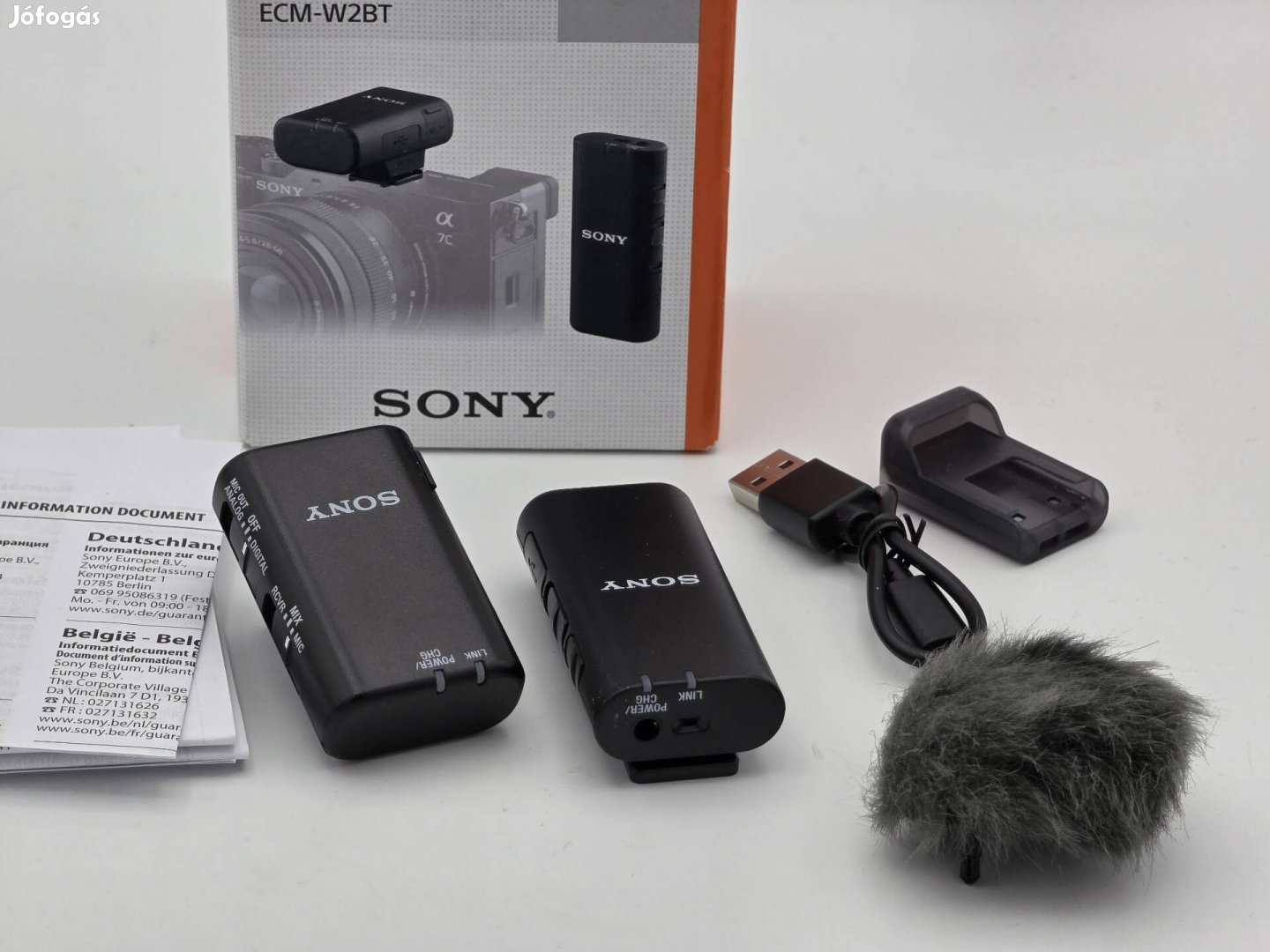 Sony ECM-W2BT vezeték nélküli mikrofon - jóállapotban,