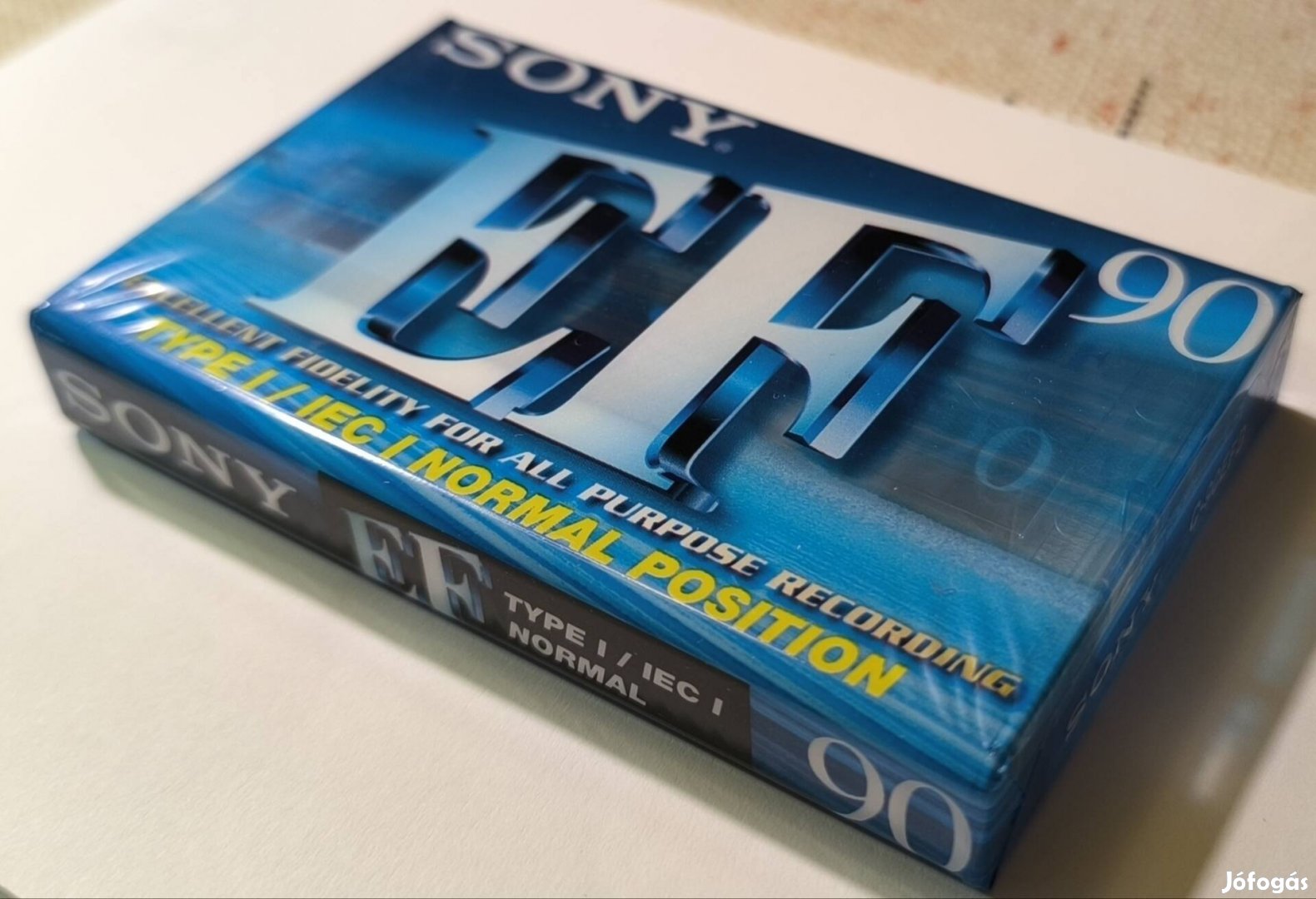 Sony EF90 perces bontatlan audiókazetta