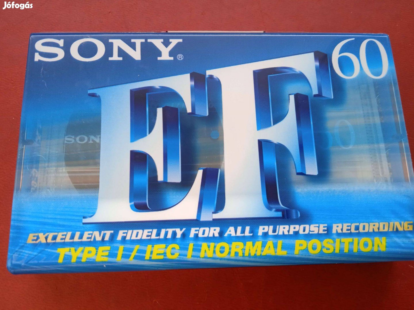 Sony EF 60 audio kazetta , bontatlan , sérülésmentes