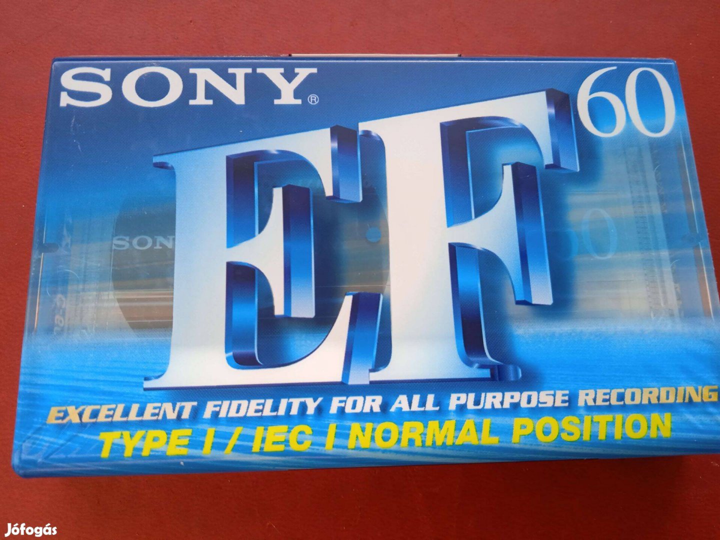 Sony EF 60 audio kazetta , bontatlan , sérülésmentes