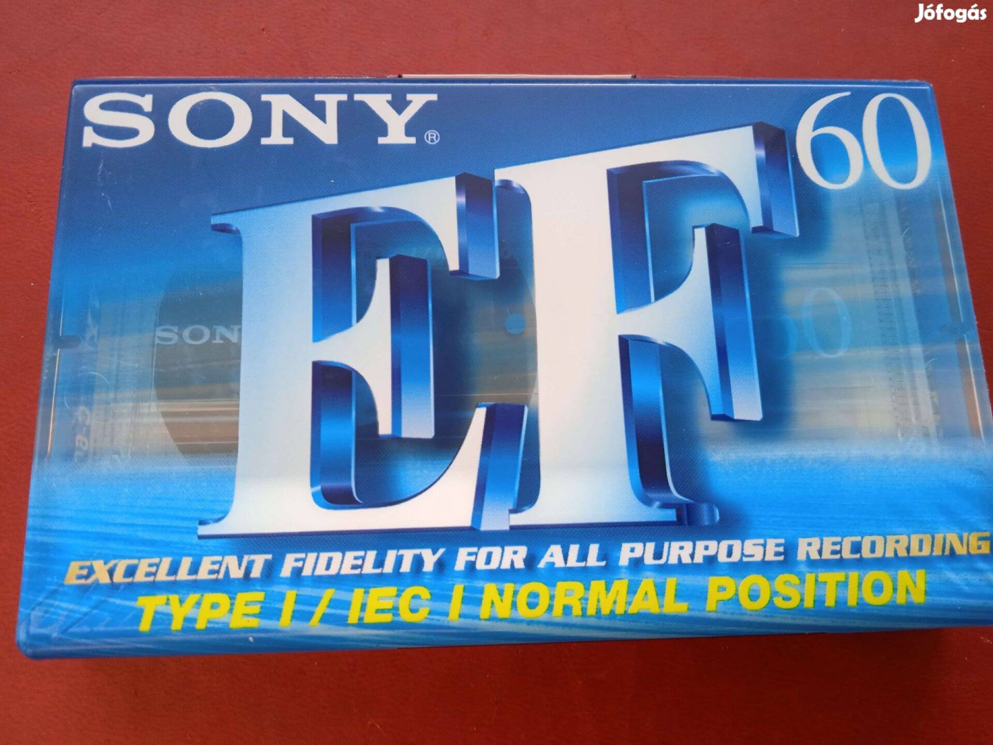 Sony EF 60 audio kazetta , bontatlan , sérülésmentes
