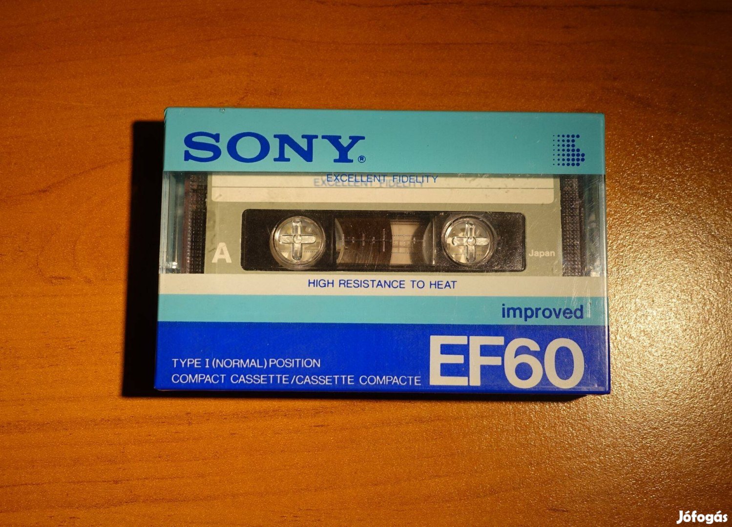 Sony EF 60 bontatlan normál kazetta 1986 deck