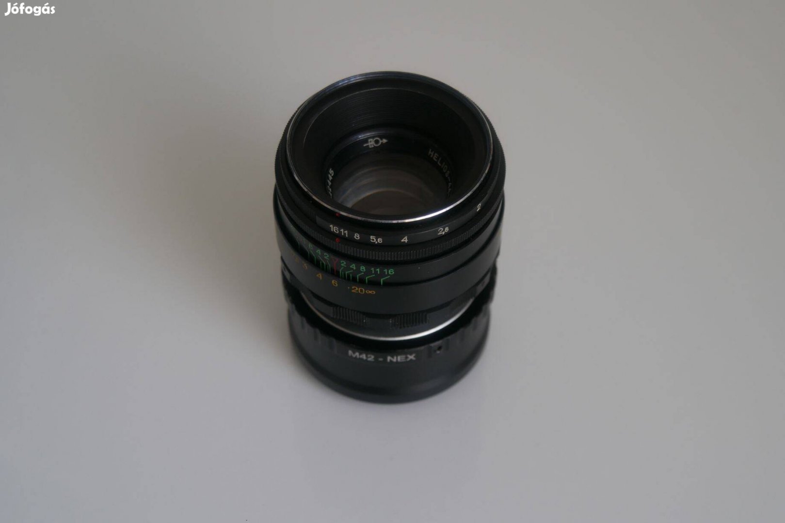 Sony E-mount 58mm f2 objektív helios