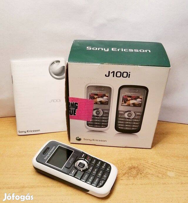 Sony Ericsson J100i Független Mobiltelefon szürke-fehér, újszerű állap