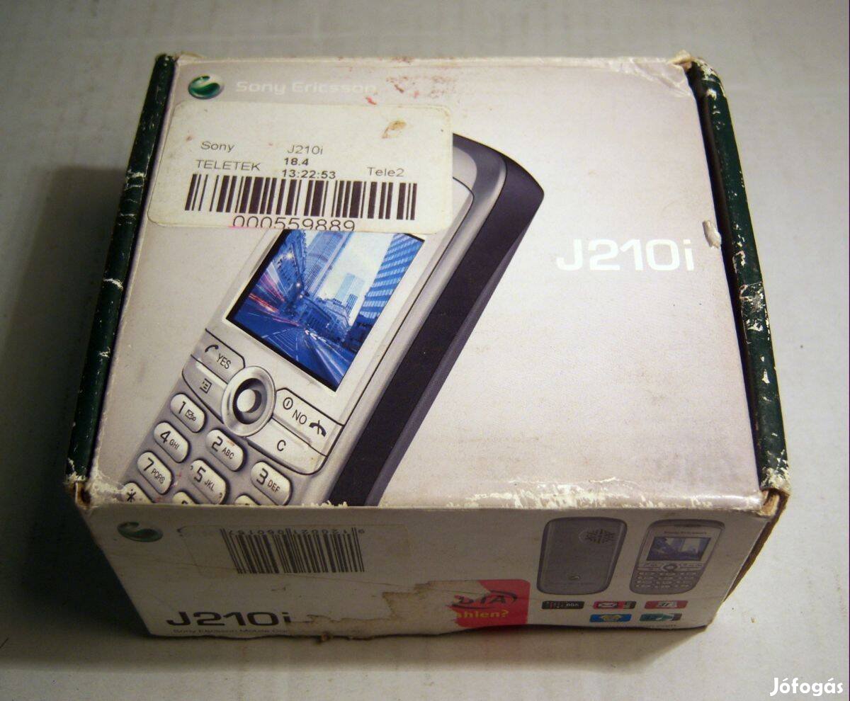 Sony Ericsson J210i (2005) Üres Doboz (nem hibátlan)