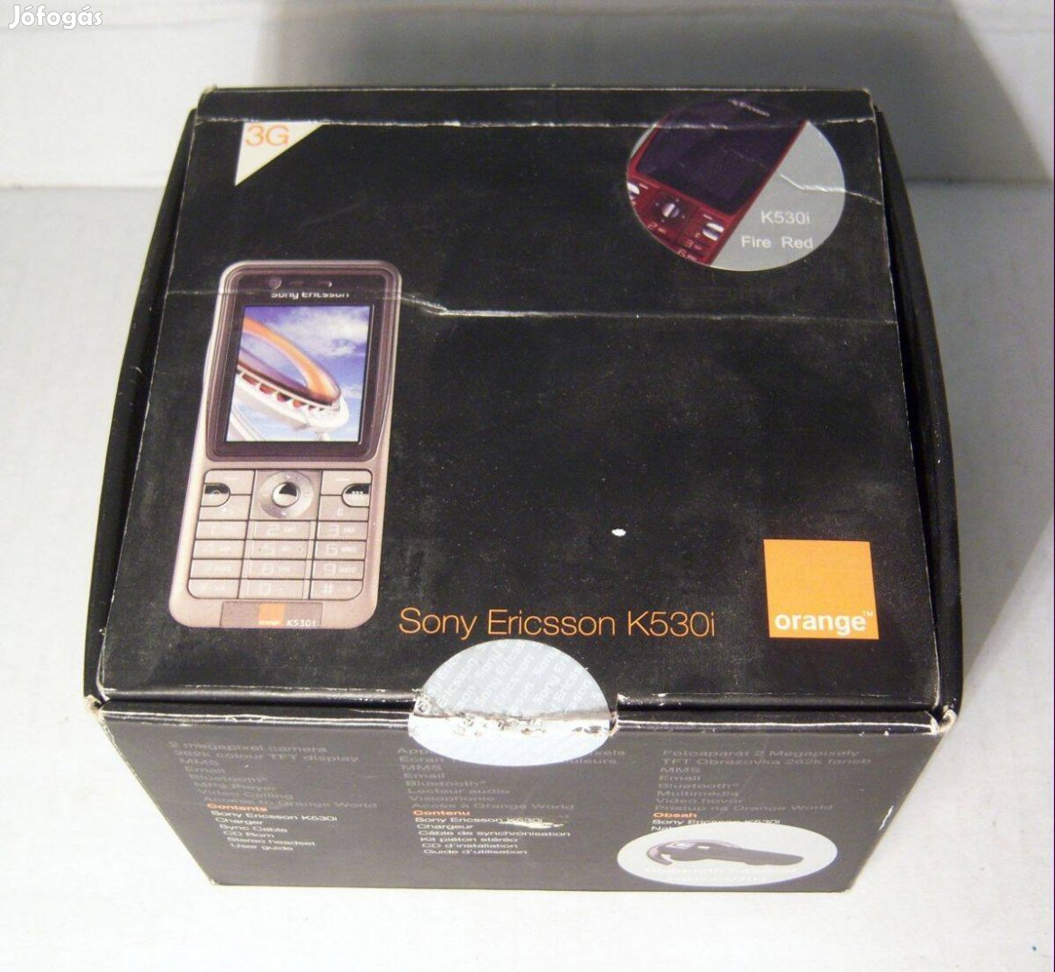 Sony Ericsson K530i (2007) Üres Doboz