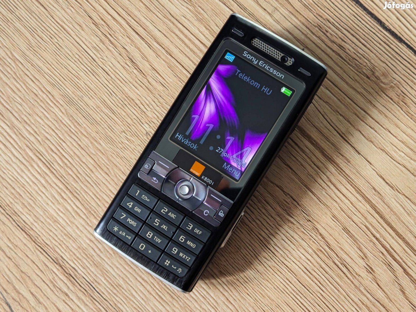 Sony Ericsson K800i , Ritkaszép ! , Magyar nyelvű , Újj akksi !