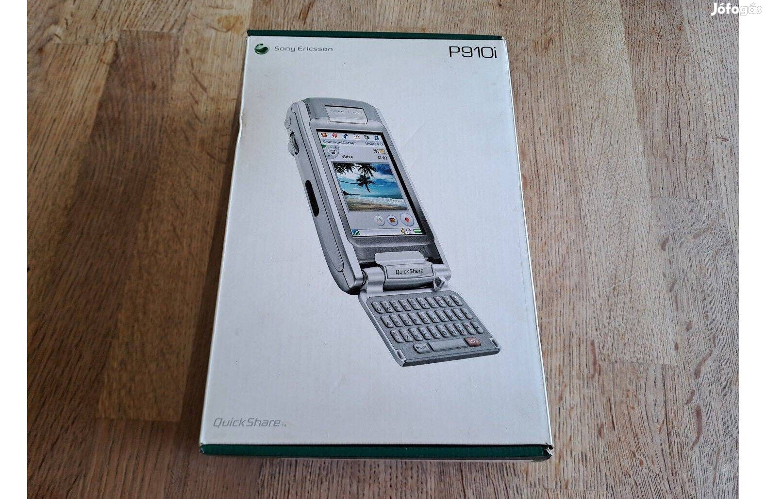 Sony Ericsson P910i retro üres doboz tojástartóval