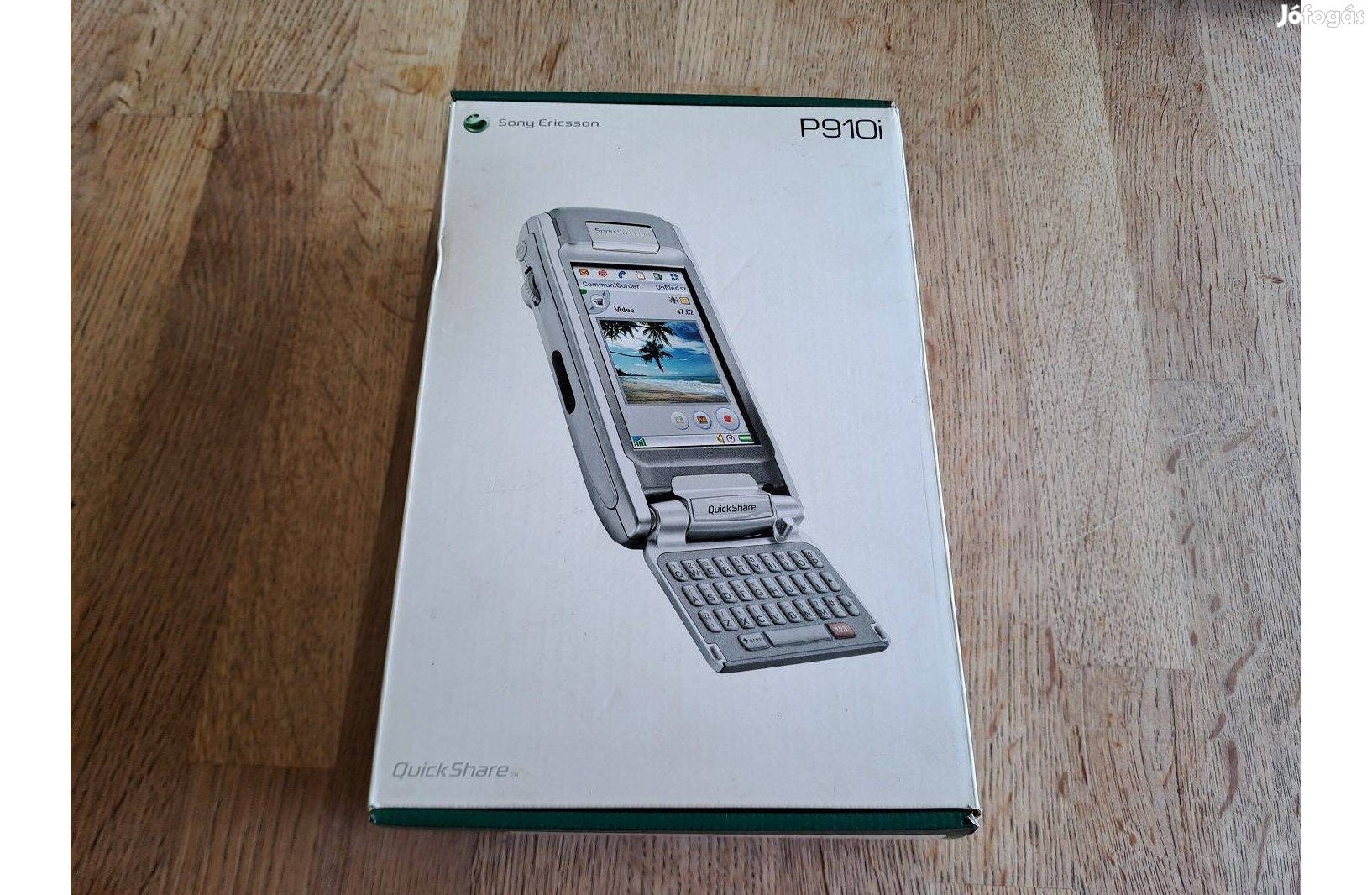 Sony Ericsson P910i retro üres doboz tojástartóval