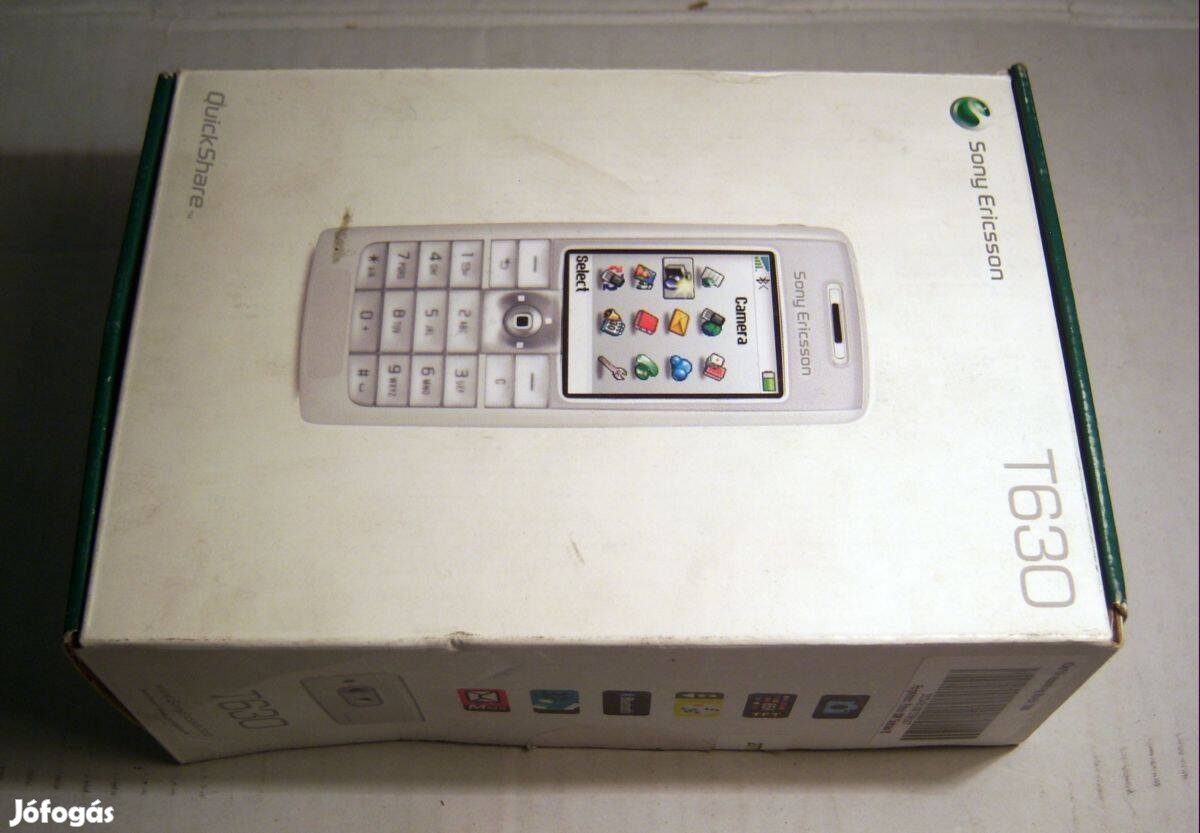 Sony Ericsson T630 (2003) Üres Doboz (tojástartóval)