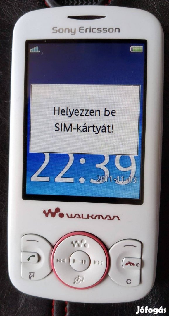 Sony Ericsson W100i Spiro (pannonos) mobiltelefon működő akkumulátorra