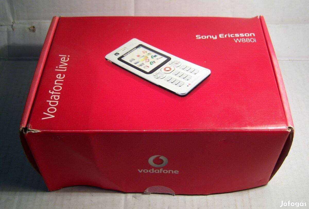 Sony Ericsson W880i (2006) Üres Doboz (tojástartóval)