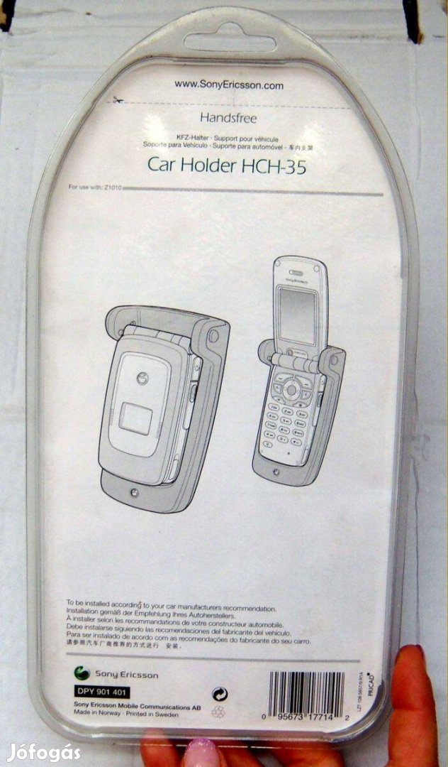 Sony Ericsson (Gyári HCH-35)(Z1010) Autós Tartó új