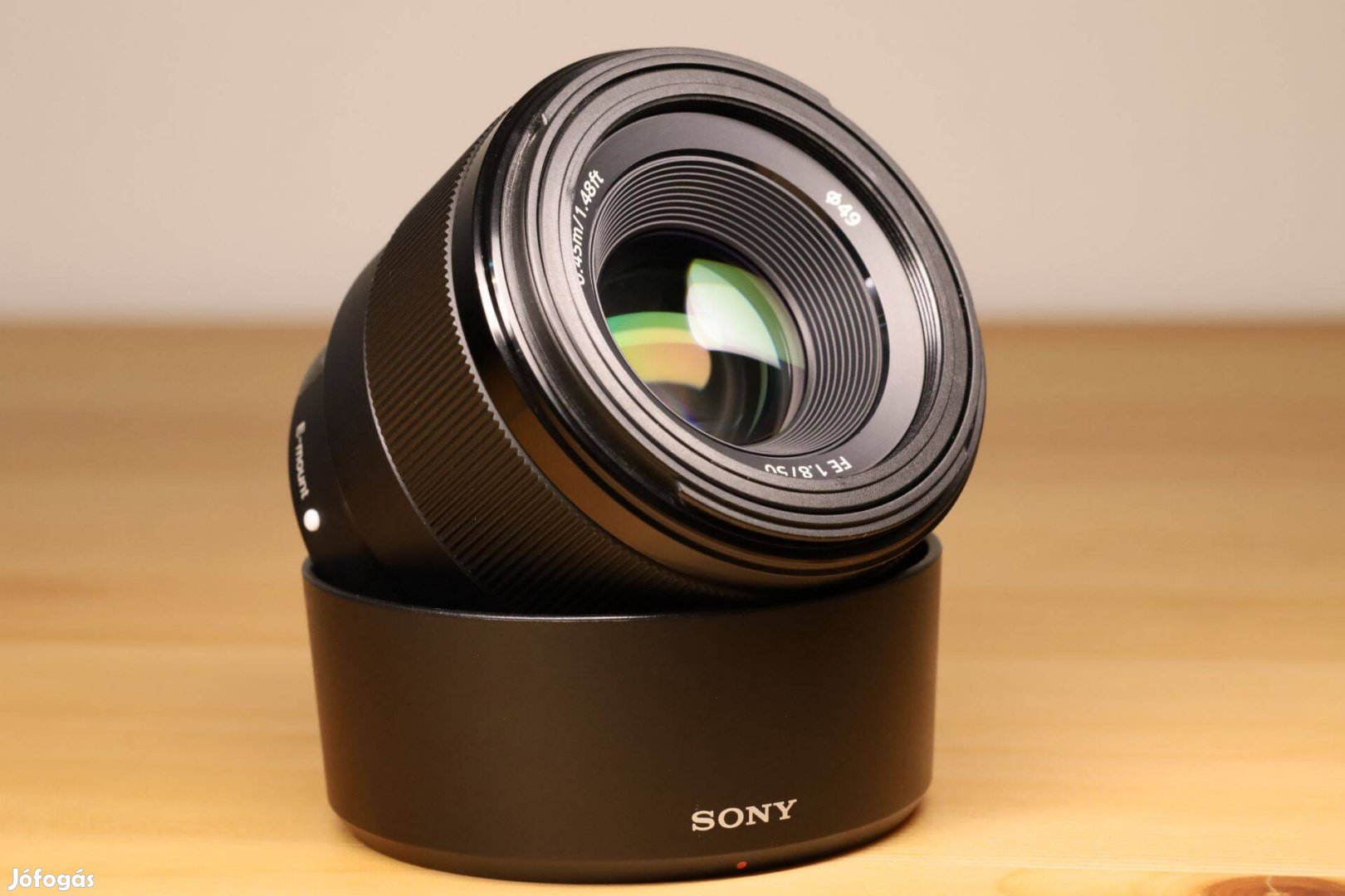 Sony FE 50mm f/1.8 fullframe objektív 50 1.8 E